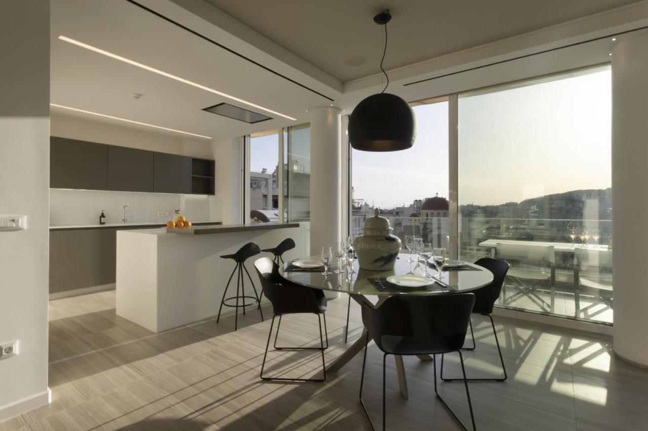 Ueber Lux 2 Bedroom New Penthouse With Acropolis View Афіни Екстер'єр фото